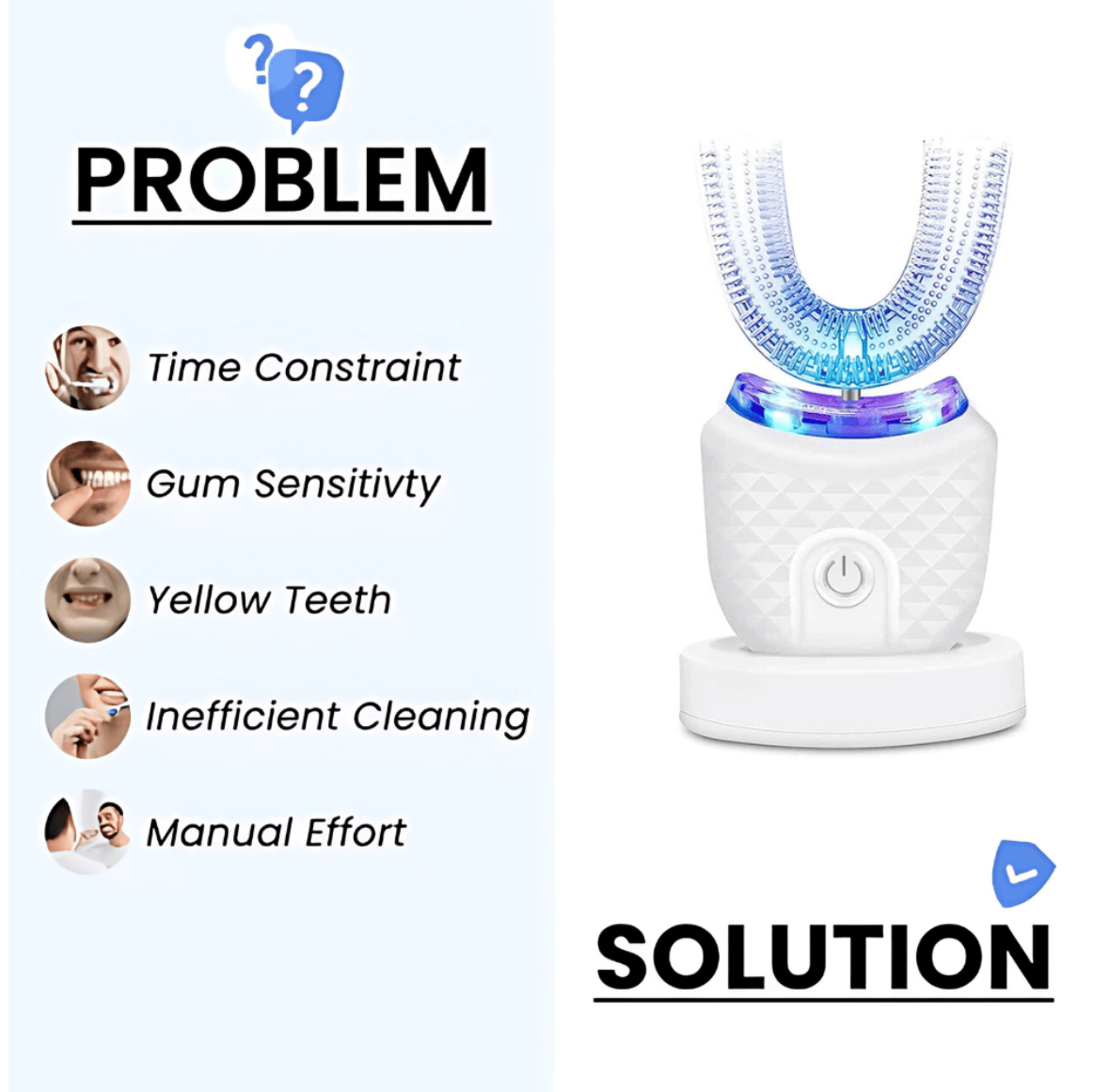 U-Shaped Toothbrush